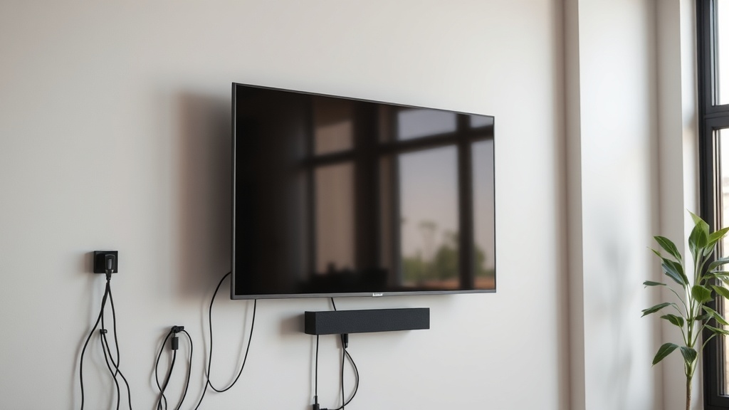TV-Wand mit versteckter Verkabelung planen: VESA, Wandtypen, Strom, Soundbar, Möbel und Kosten