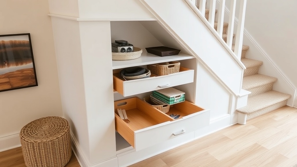 Stauraum unter der Treppe planen und bauen: Module, Auszüge, Belüftung, Licht und Kosten