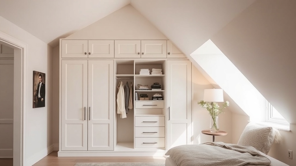 Einbauschrank unter der Dachschräge planen