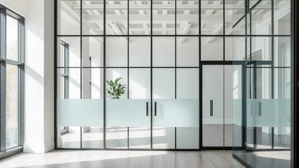 Innenfenster und Glastrennwand im Bestand
