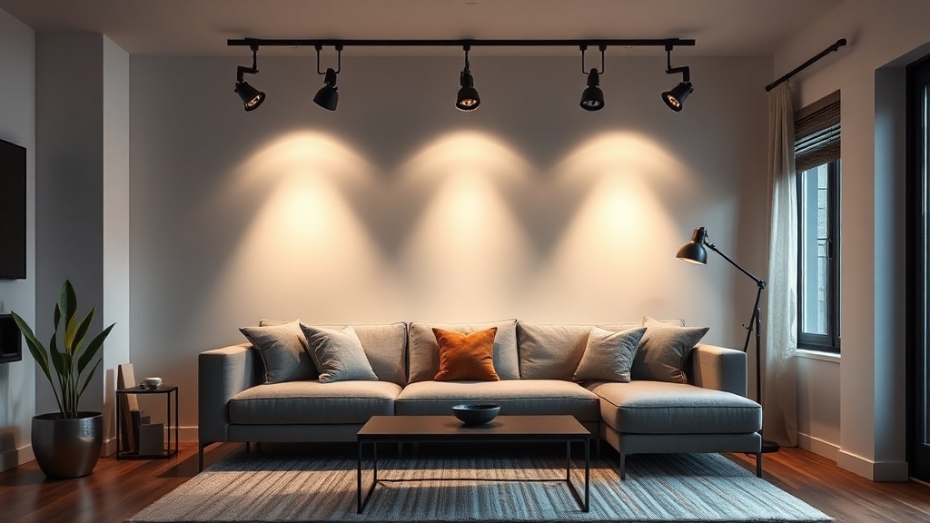 Stromschienen-Beleuchtung im Wohnzimmer nachrüsten