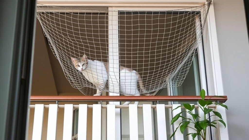 Katzennetz am Balkon rechtssicher und stabil montieren